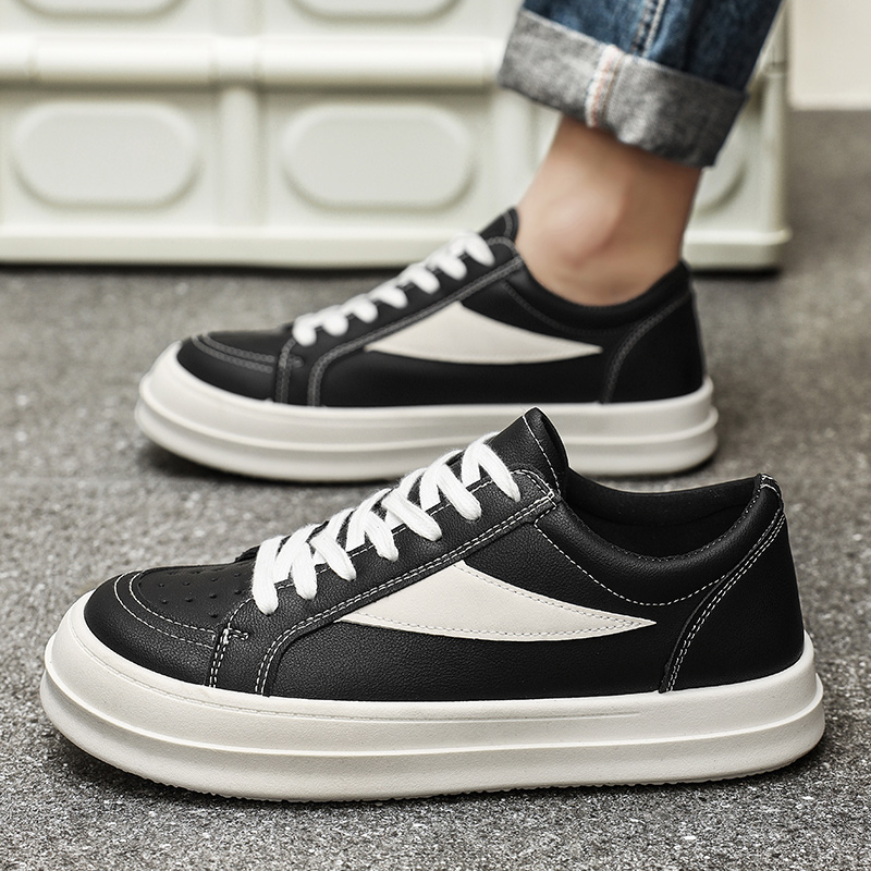 Men'S Shoes Grip - 무지 남성 로우탑 캐주얼 스케이트 신발