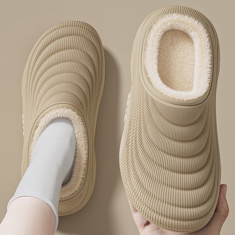 Men'S Shoes Grip - 홈 퍼지 슬리퍼 여성용 플러피 겨울