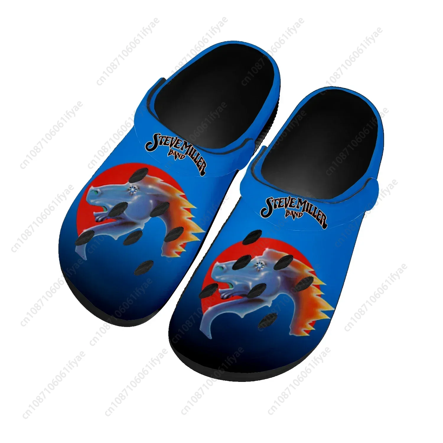 Men Shoes Black - 스티브 밀러 록 밴드 홈 클로그