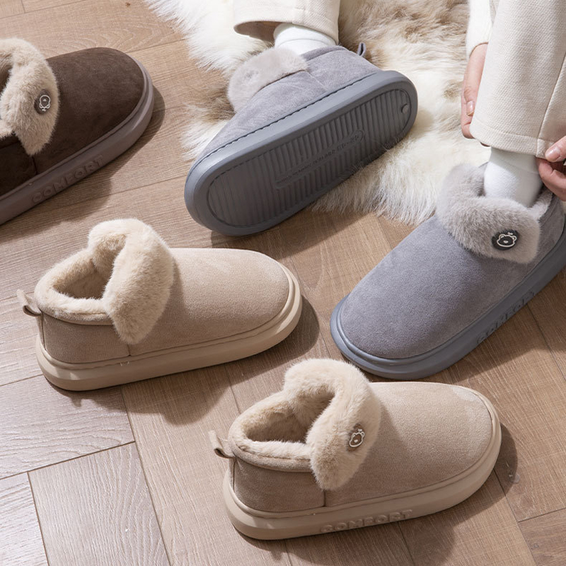 Men'S Shoes Grip - 집에서 신는 푹신한 슬리퍼 여성용 겨울