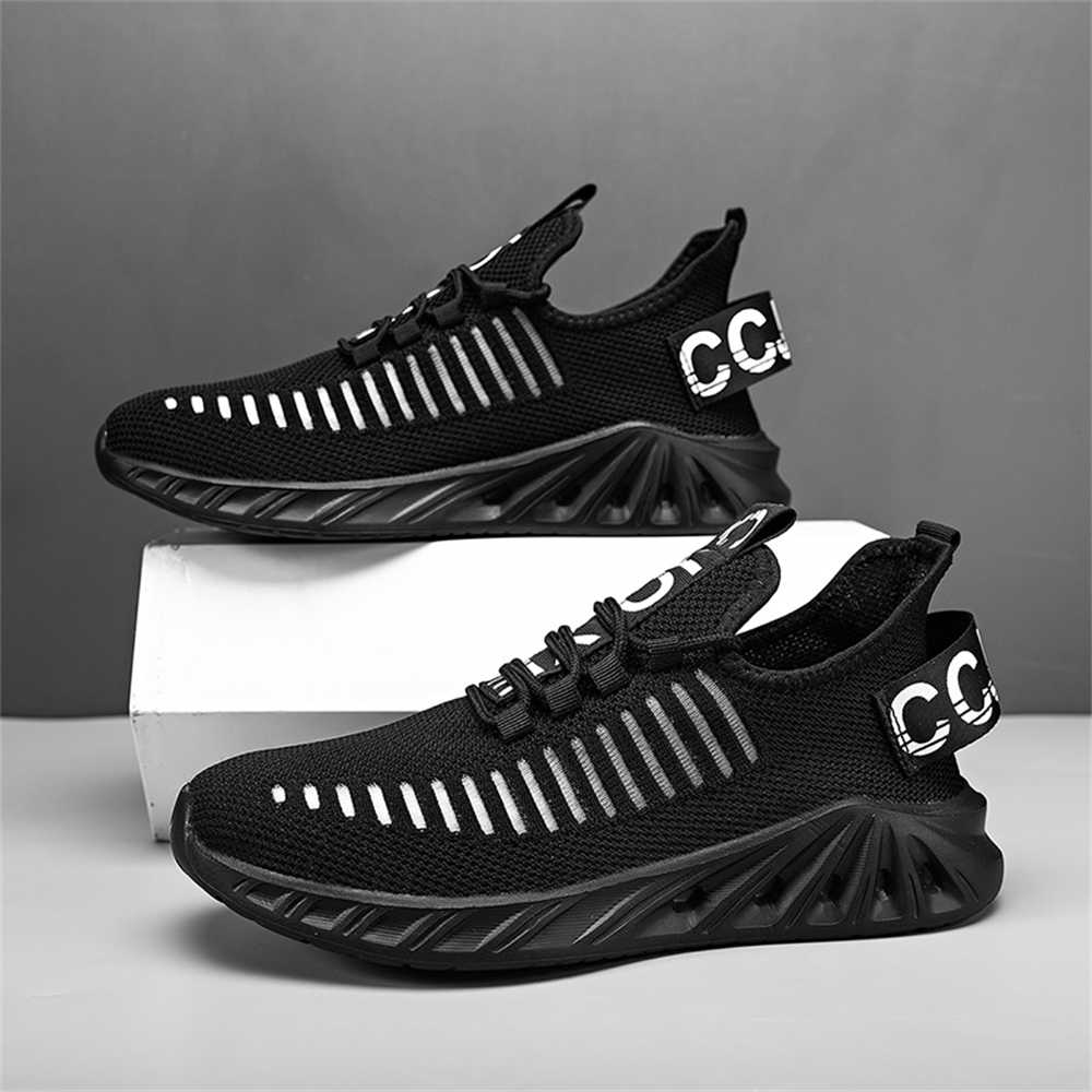 Men Shoes Trainers - 40-46 사이즈 남성용 플랫 힐 캐주얼