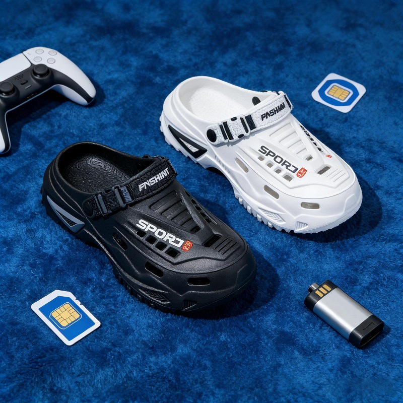 Sandal Sport Outdoor - 패션 스포츠 프린트 청키 플랫폼 클로그