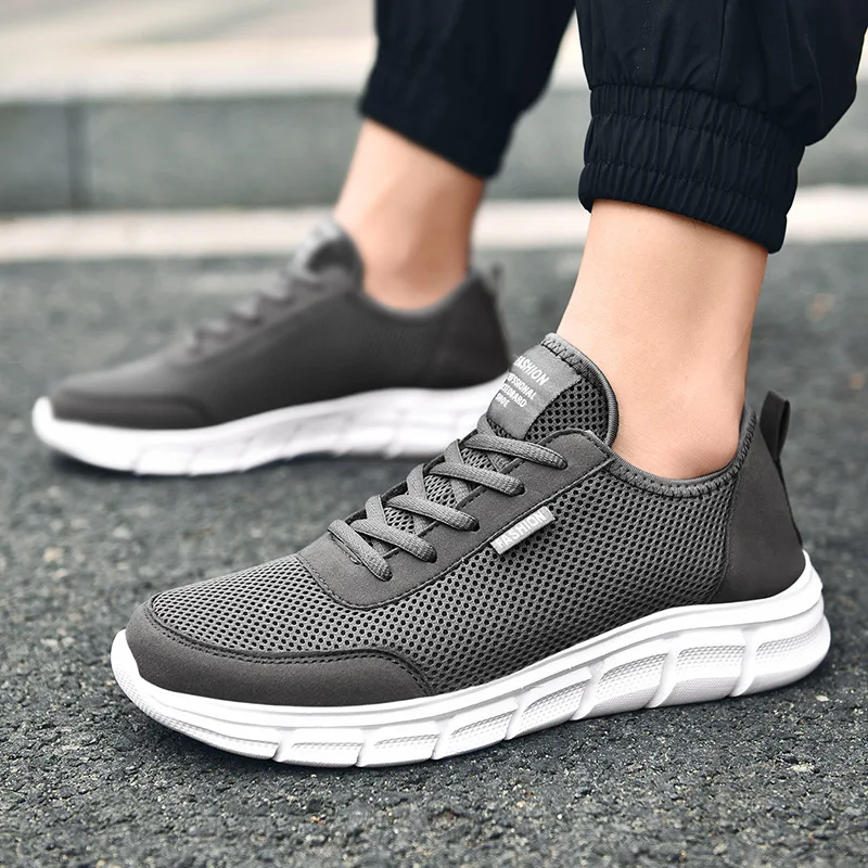 새로운 메쉬 남성 신발 Lac-up 캐주얼 신발 남성  - Men Shoes Trainers 리뷰 및 가격