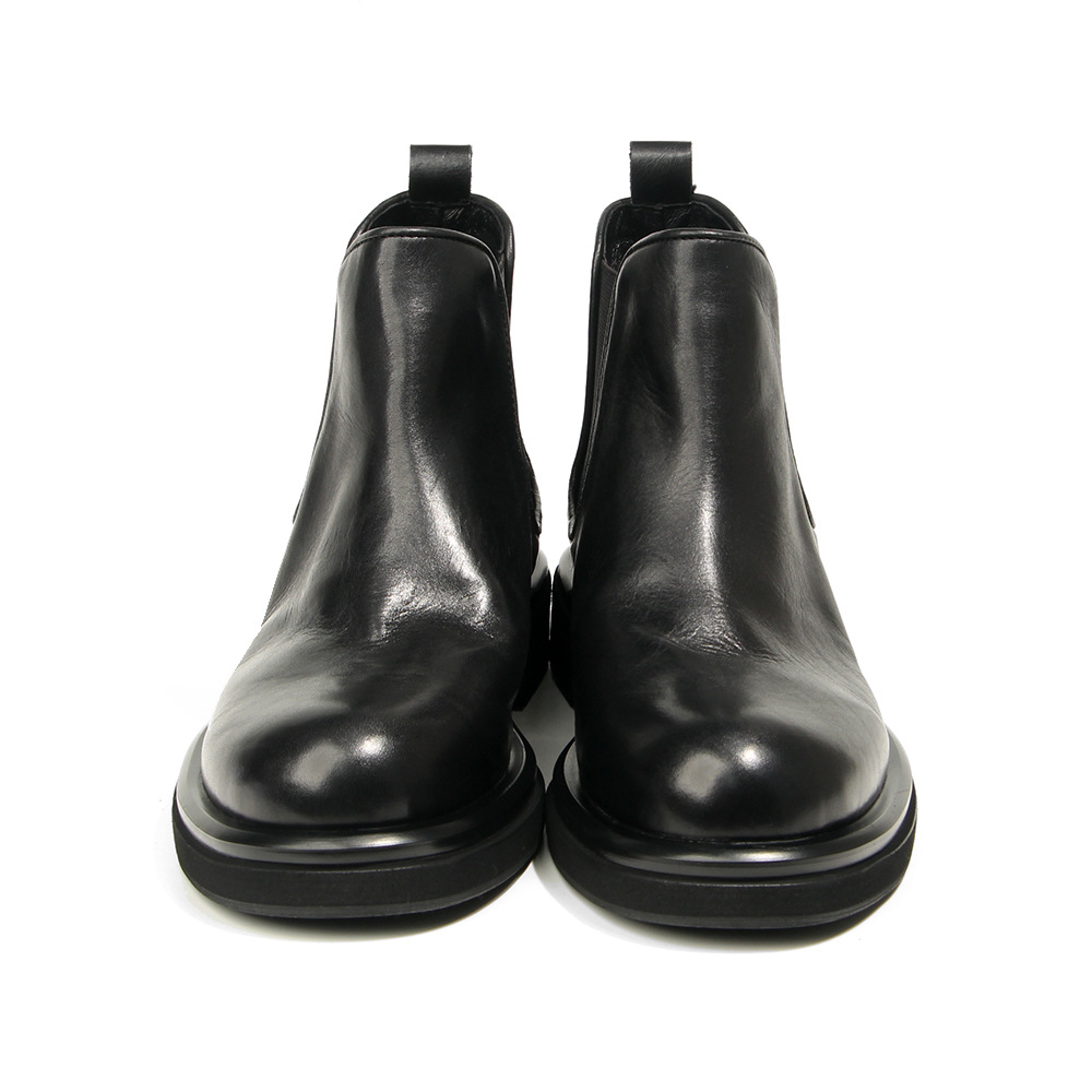 남성용 첼시 부츠 하이탑 천연 가죽 드레스 슈즈 럭셔리 - Men Shoes Trainers 리뷰 및 가격