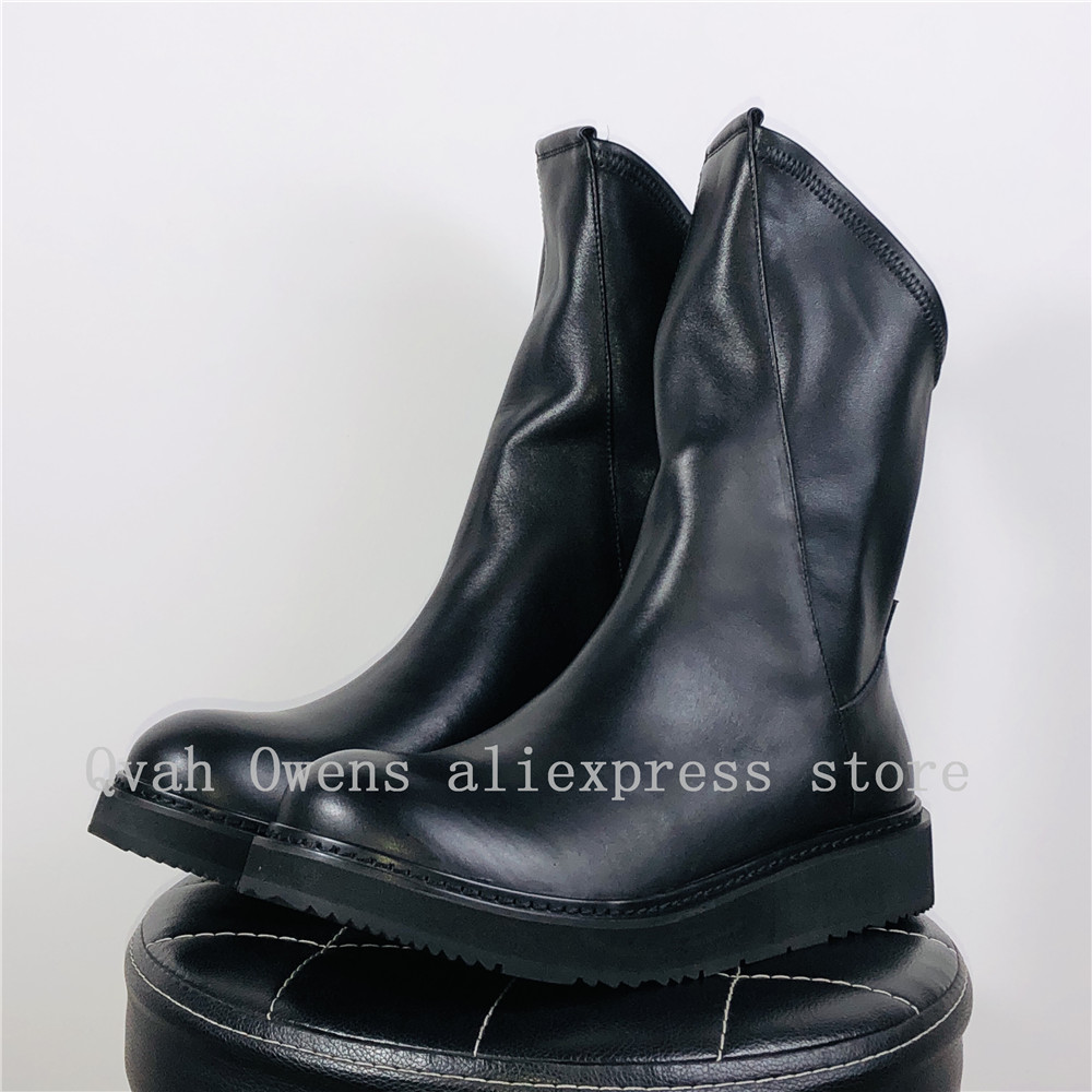 남성 하이 탑 부츠 플랫폼 캐주얼 정품 가죽 스니커즈  - Men Shoes Trainers 리뷰 및 가격