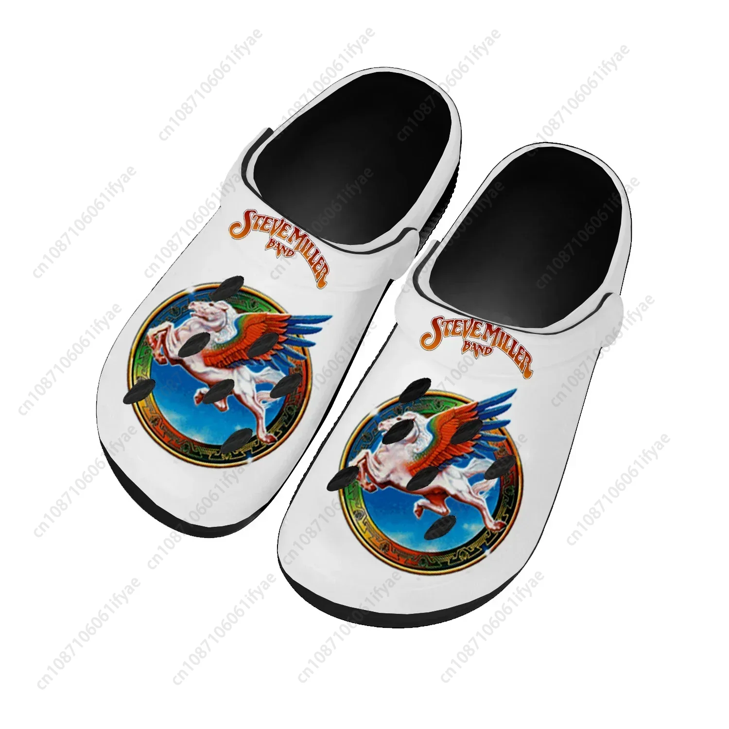 스티브 밀러 록 밴드 홈 클로그 맞춤형 워터 슈즈 남성 - Men Shoes Black 리뷰 및 가격
