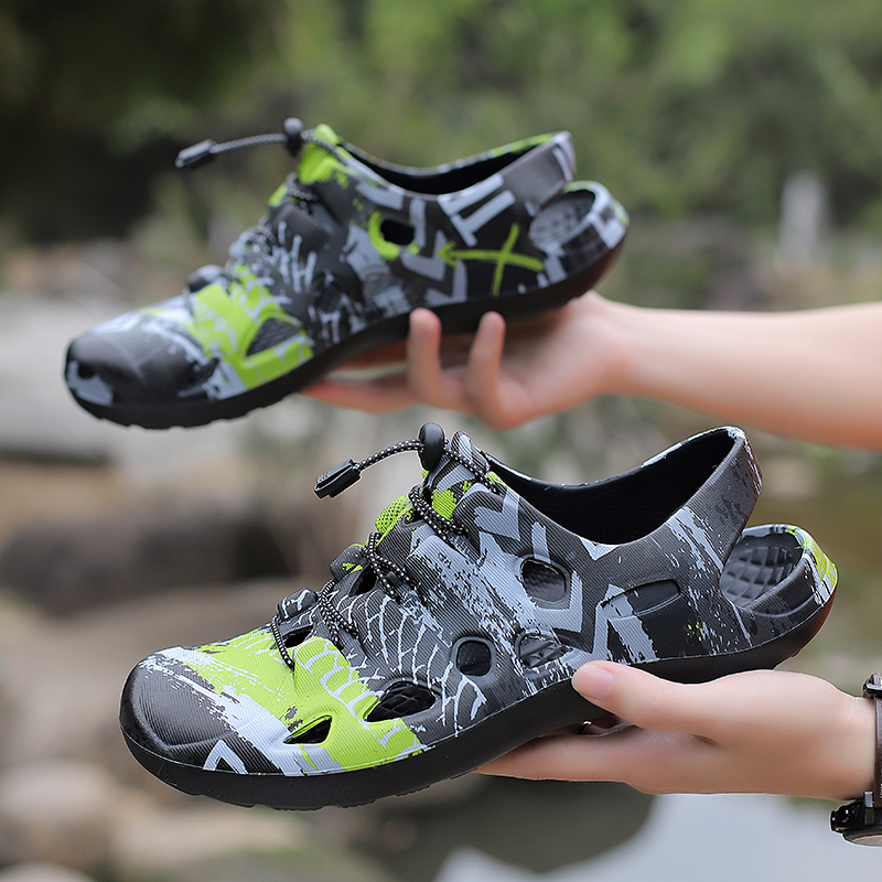 새로운 낚시 샌들 남자 여름 야외 스포츠 비치 홀 신발 - Sandal Sport Outdoor 리뷰 및 가격