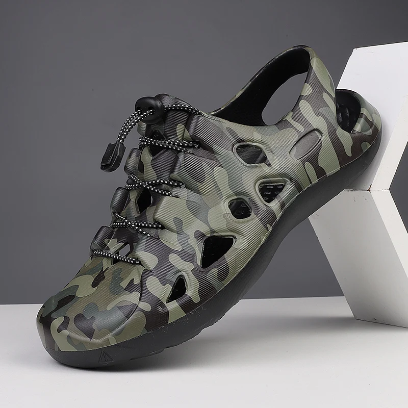 새로운 낚시 샌들 남자 여름 야외 스포츠 비치 홀 신발 - Sandal Sport Outdoor 리뷰 및 가격