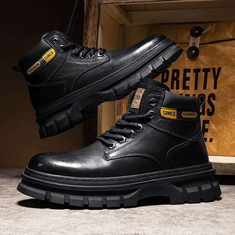 빈티지 남성 플랫폼 앵클 부츠 가을 겨울 영국 첼시 가 - Winter Boot Insulated 리뷰 및 가격