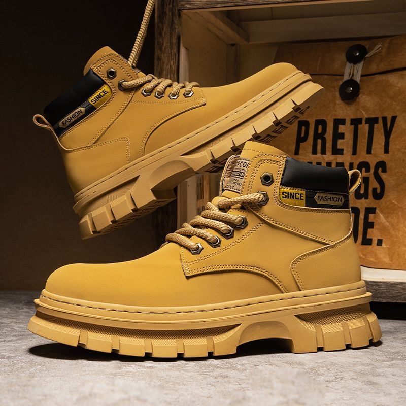 빈티지 남성 플랫폼 앵클 부츠 가을 겨울 영국 첼시 가 - Winter Boot Insulated 리뷰 및 가격