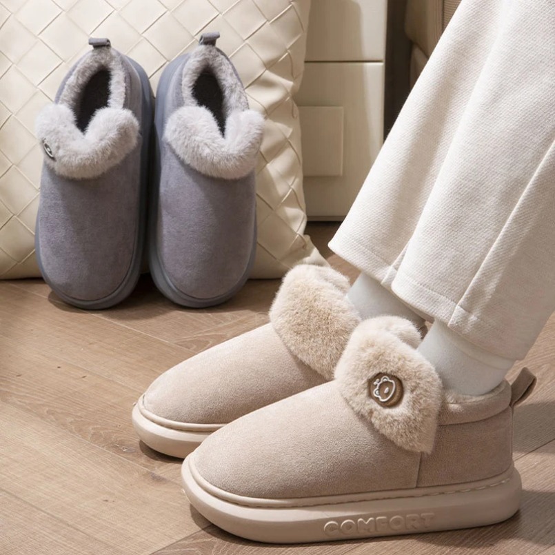 집에서 신는 푹신한 슬리퍼 여성용 겨울 따뜻한 털 플러 - Men'S Shoes Grip 리뷰 및 가격