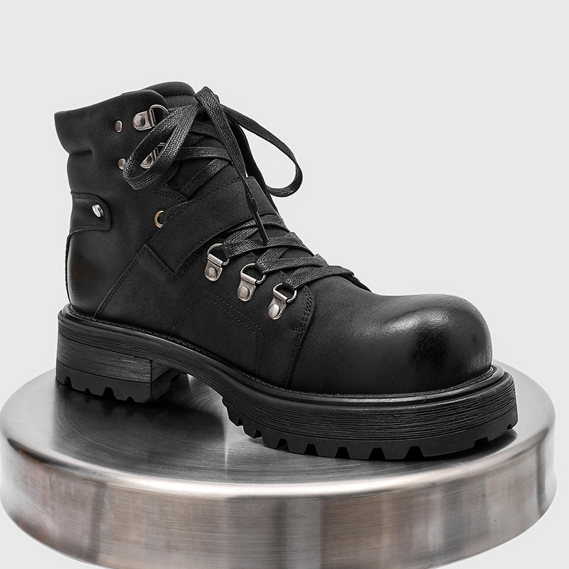 브랜드 남성 가죽 부츠 오토바이 스노우 카우보이 플랫  - Winter Boot Insulated 리뷰 및 가격