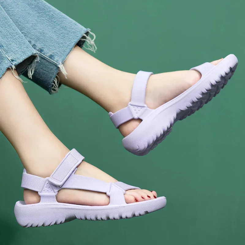 ELUVA 여성 샌들 여름 편안한 미끄럼 방지 비치 슈 - Sandal Sport Outdoor 리뷰 및 가격