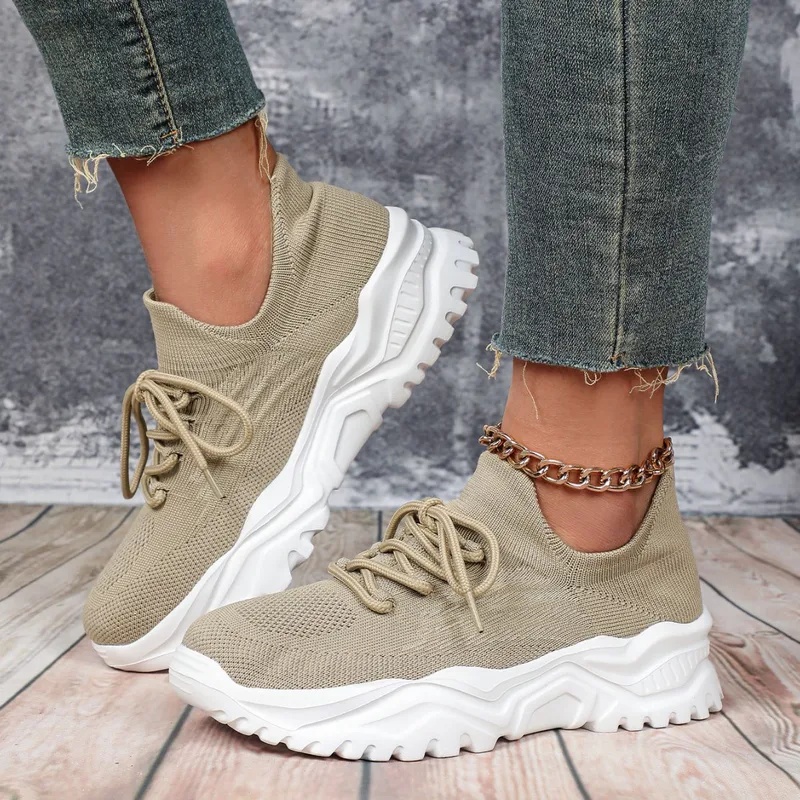 여성과 남성을 위한 패션 청키 플랫폼 스니커즈 통기성  - Men Shoes Trainers 리뷰 및 가격
