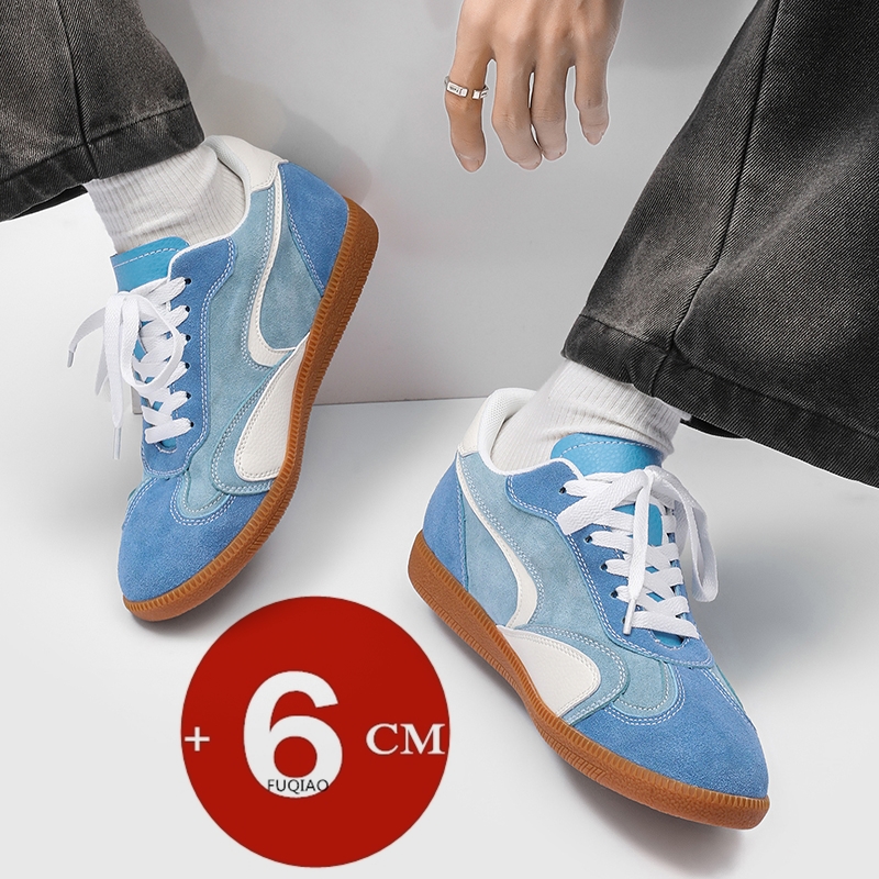6cm 키높이 독일 트레이너 신발 유니섹스 스웨이드 가 - Men Shoes Trainers 리뷰 및 가격