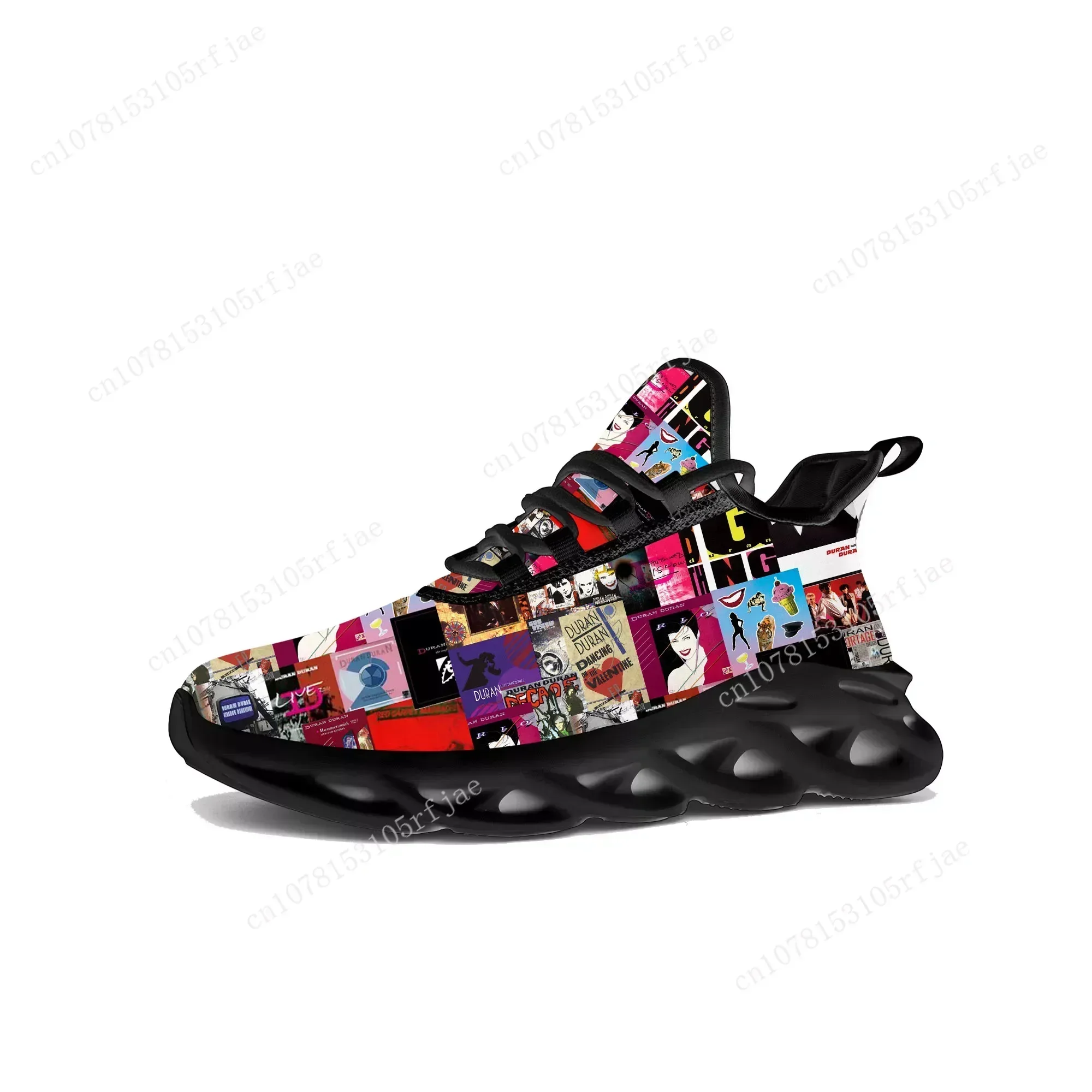 듀란듀란 플랫 스니커즈 남성 여성 댄스 록 밴드 스포츠 - Men Shoes Black 리뷰 및 가격